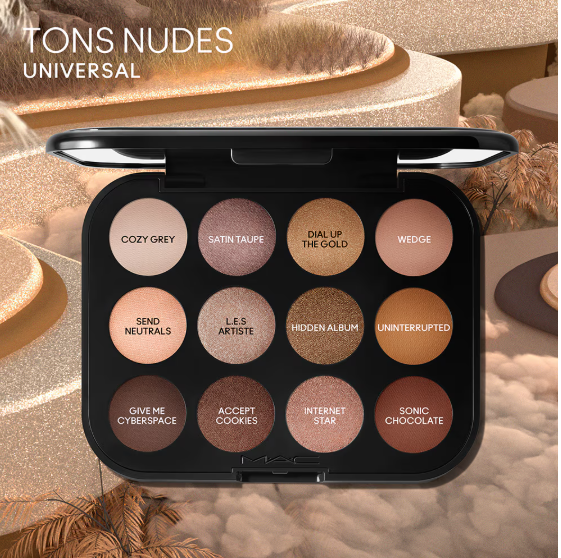 Paleta de Sombras Connect In Colour: Unfiltered Nudes